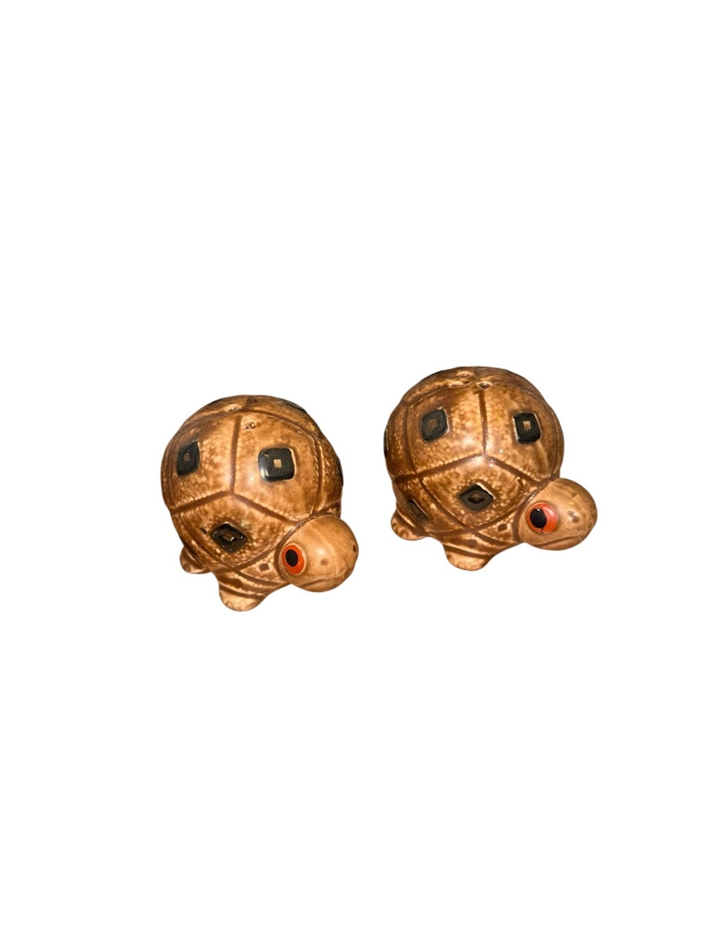 Vintage turtle shaker set